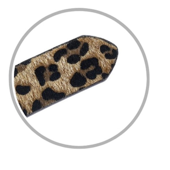 Leopard Belt Yellow Square Buckle Quality Medium - Picture 7 of 7